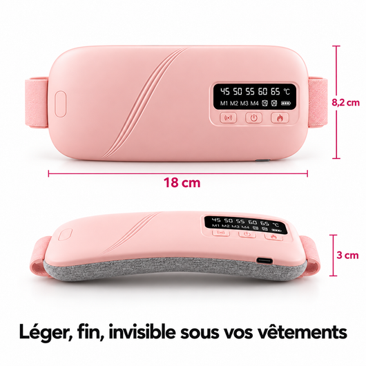 Dimensions de la ceinture CALINEA : 18 x 8,2 x 3 cm