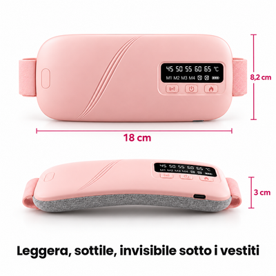 IT – Dimensioni della fascia CALINEA: 18 x 8,2 x 3 cm
