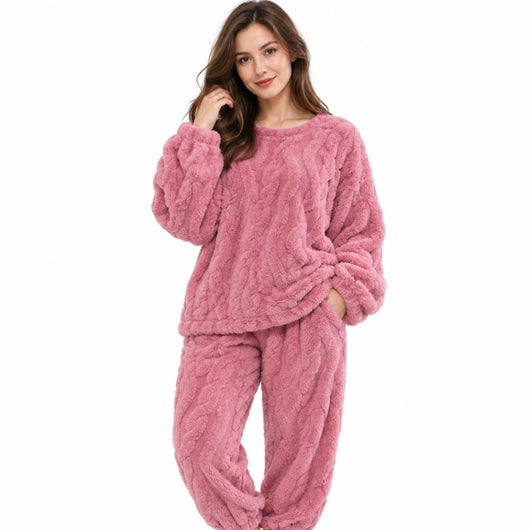 Pyjama douceur polaire rose offert